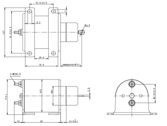 Чертеж 21-0862 Соленоид оборотов двигателя 12V, аналог Thermo King 44-2823  