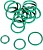 Кольцо уплотнительное 10,8х1,9мм для фитинга 10мм 1/2" №8 O-RING
