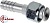 Фитинг алюминиевый 13мм 5/8” №10х180˚ FLARE 7/8”-14UNF