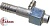 Фитинг алюминиевый 16мм 3/4” №12х180˚ O-RING 1 1/16”-14UNF c заправочным портом LP