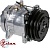 Компрессор 5H09 A2 12V горизонтальные выходы, с заправочными портами