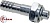 Фитинг стальной 16мм 3/4” №12х180˚ O-RING 1”-14UNF